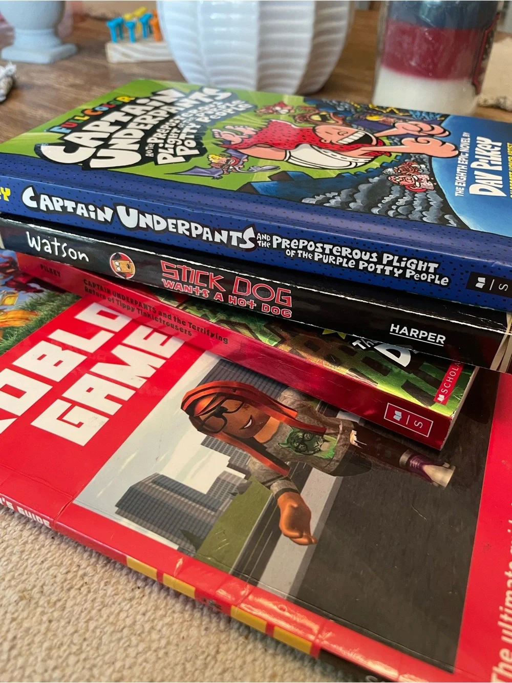 Roblox / Capt Underpants BOOK BUNDLE