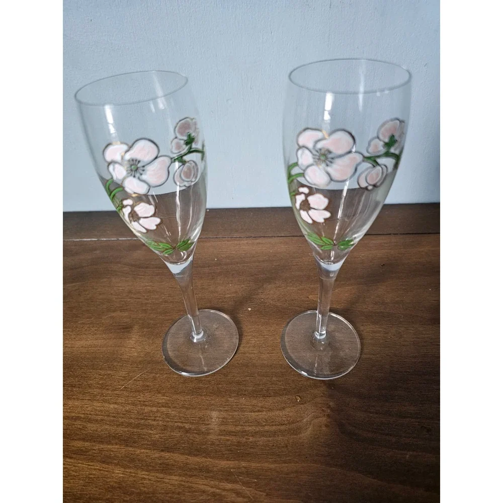 Perrier‎ Jouet Champagne Glasses Set of 2