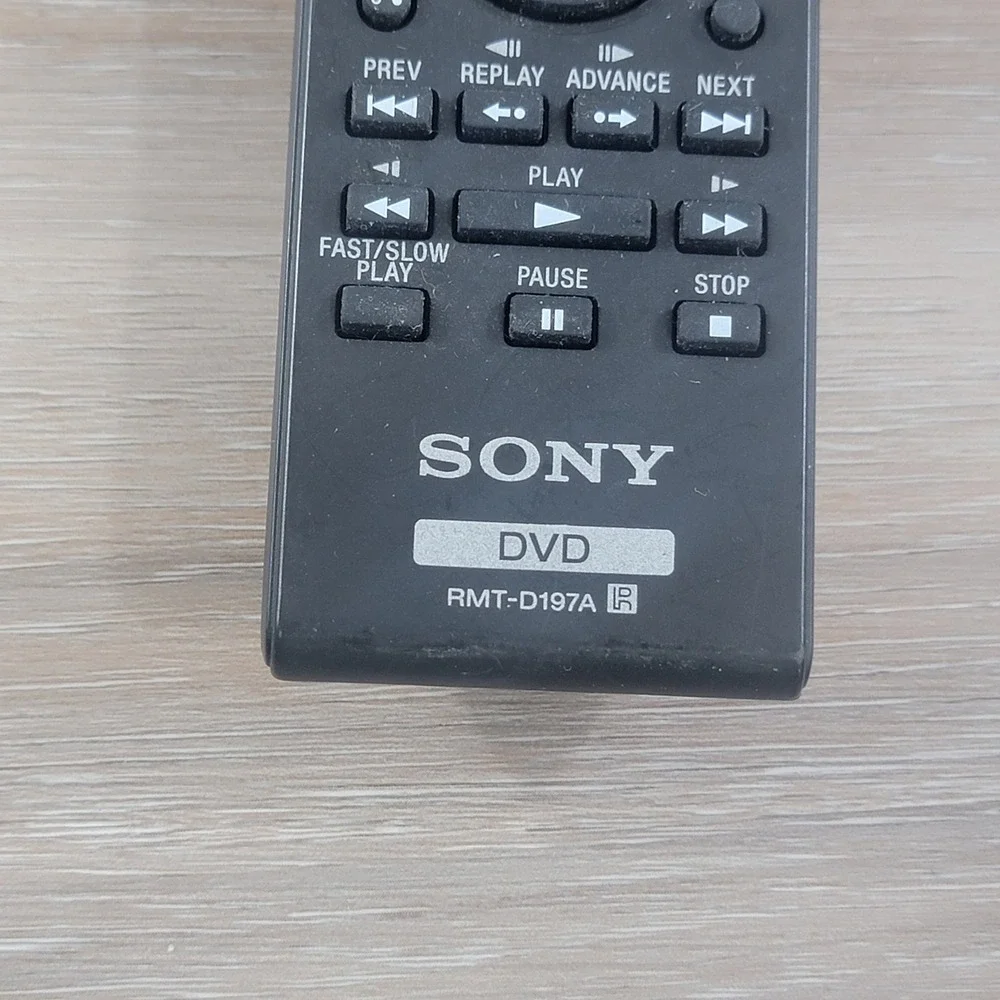 Sony RMT-D197A DVD Player Remote Control Black Genuine OEM Replacement