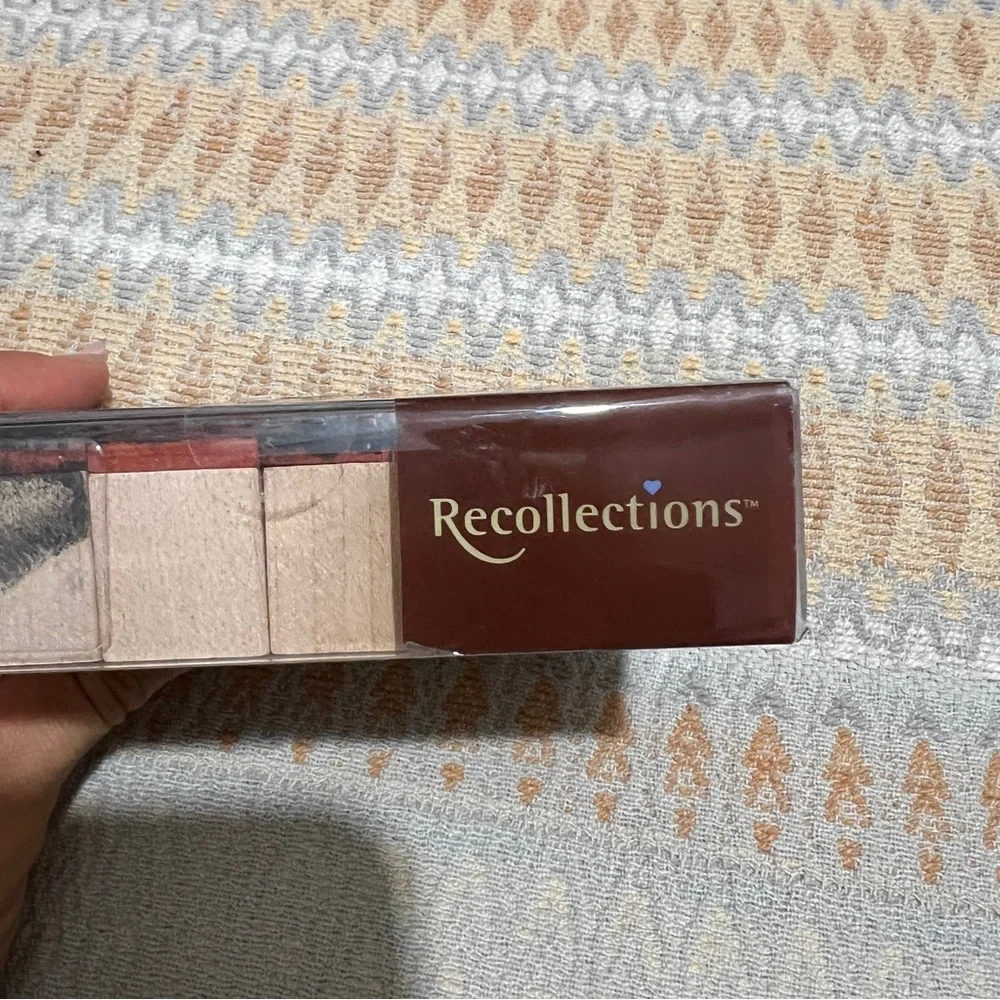 Recollections Alphabet wooden‎ rubber Stamp Set uppercase lowercase scrapbook