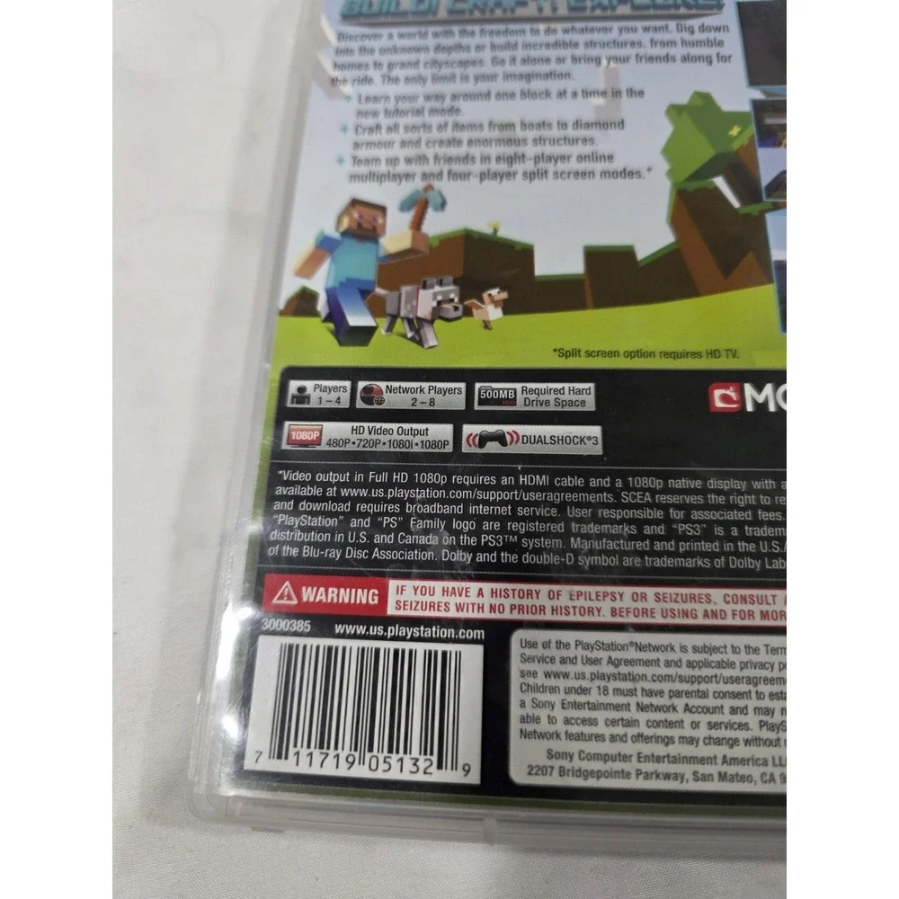 Sony minecraft playstation
