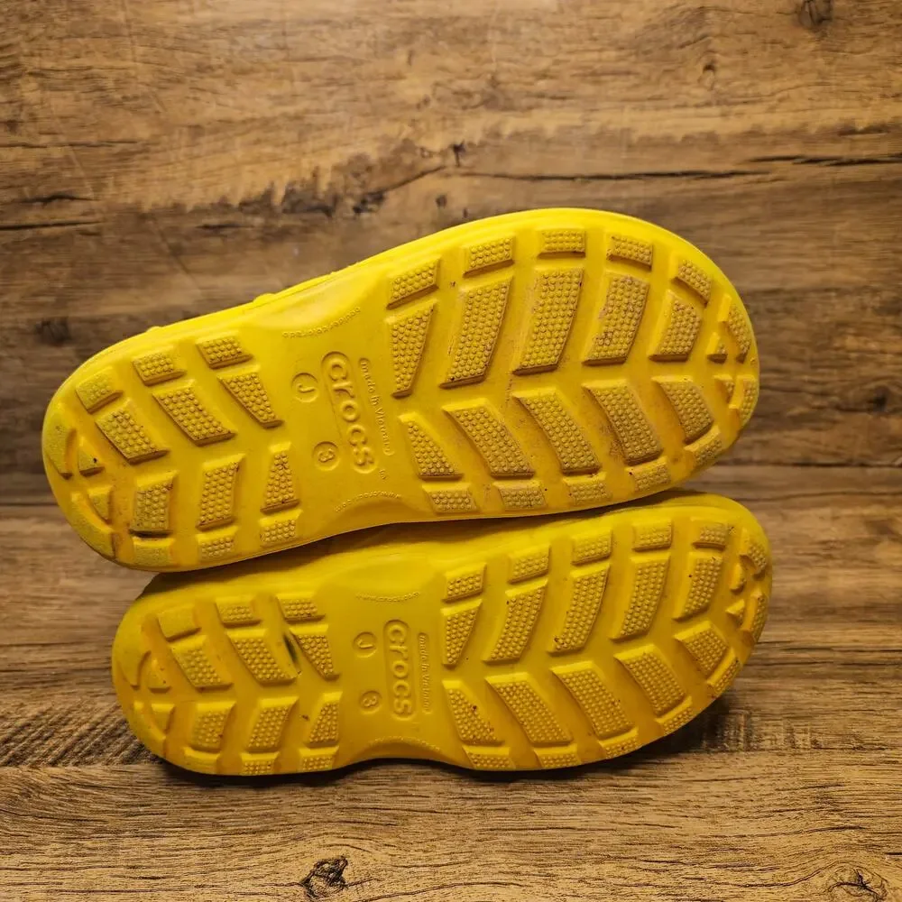 CROCS size yellow