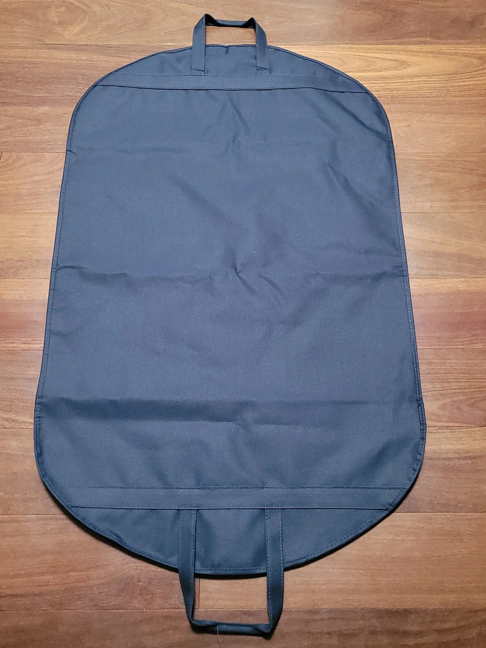 Ralph Lauren Garment Bag Empty Travel Storage Canvas Blue Gold Spell Out Logo