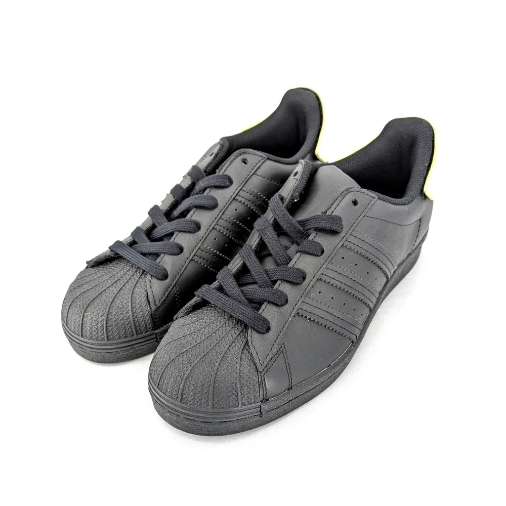 Adidas Superstar Sneakers Men's 5.5/Women's 7 Black Streetwear Classic‎ Glow