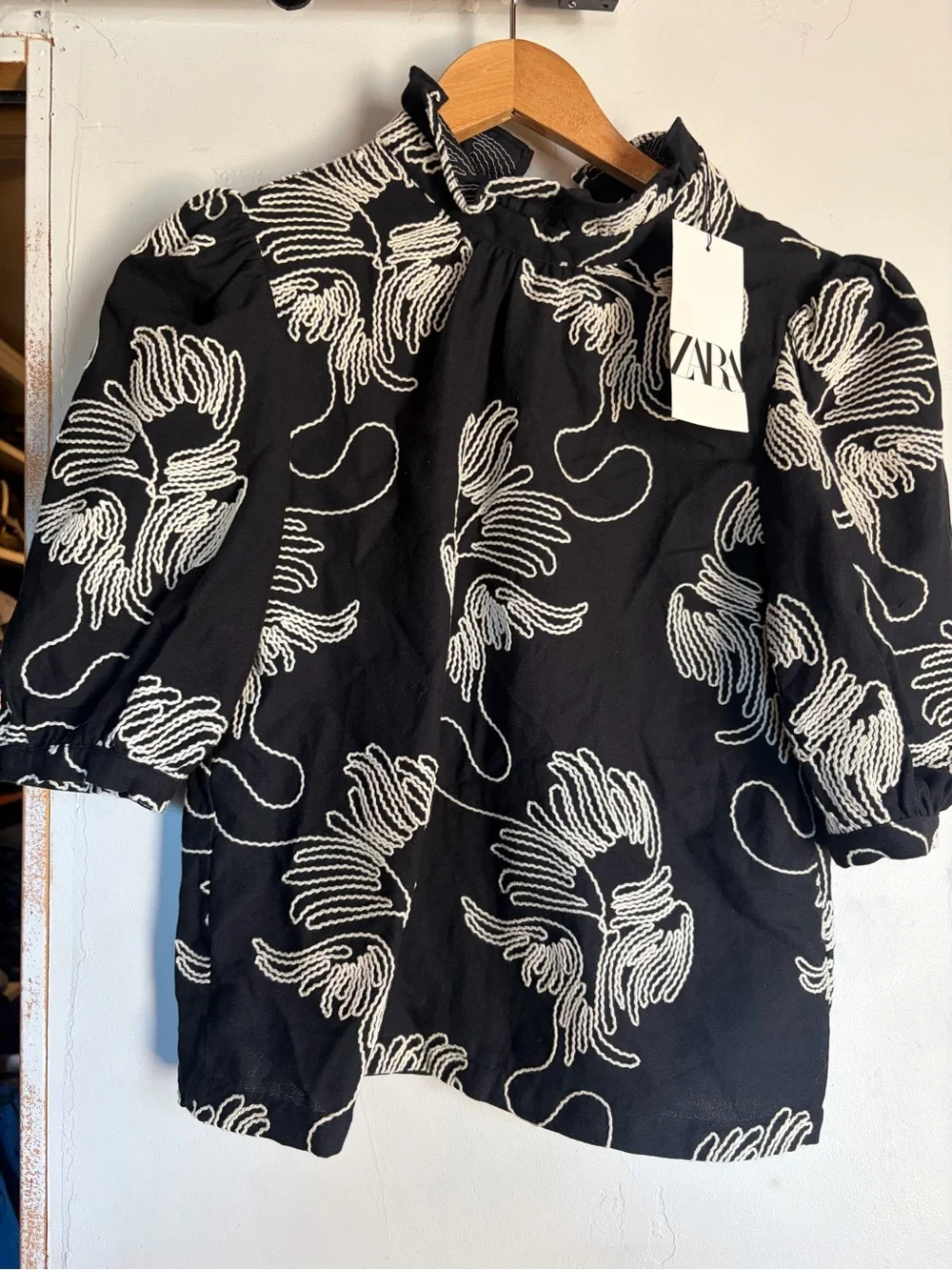 Zara chic blouse