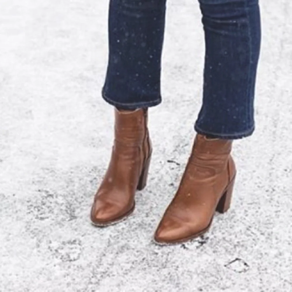Aldo Leather Greca Booties