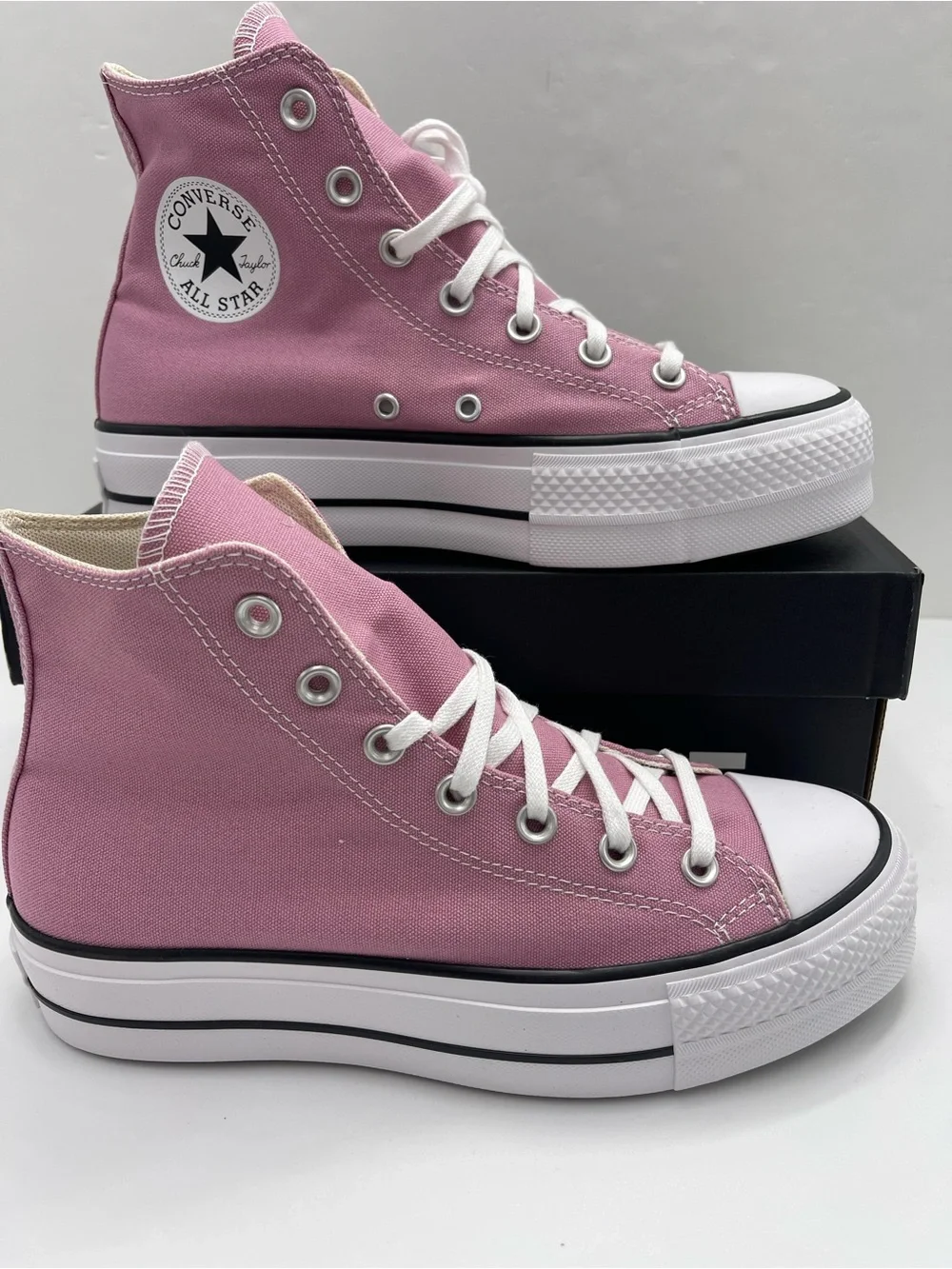 Converse A12954F CAS LIFT HI CLIFFSIDE ROSE/WHITE/BLACK Platform Sneakers