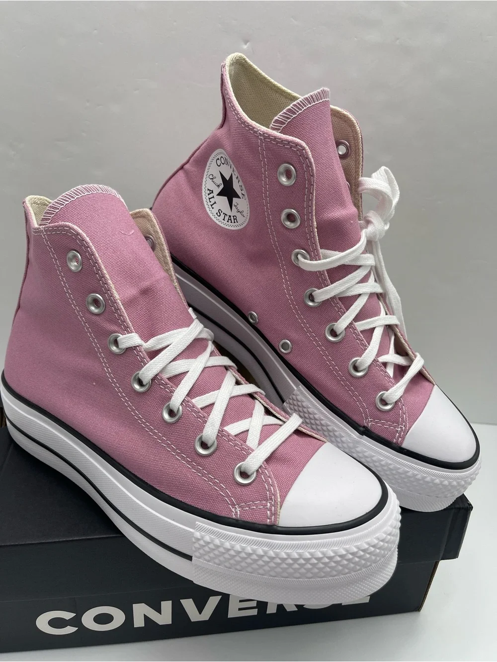 Converse A12954F CAS LIFT HI CLIFFSIDE ROSE/WHITE/BLACK Platform Sneakers