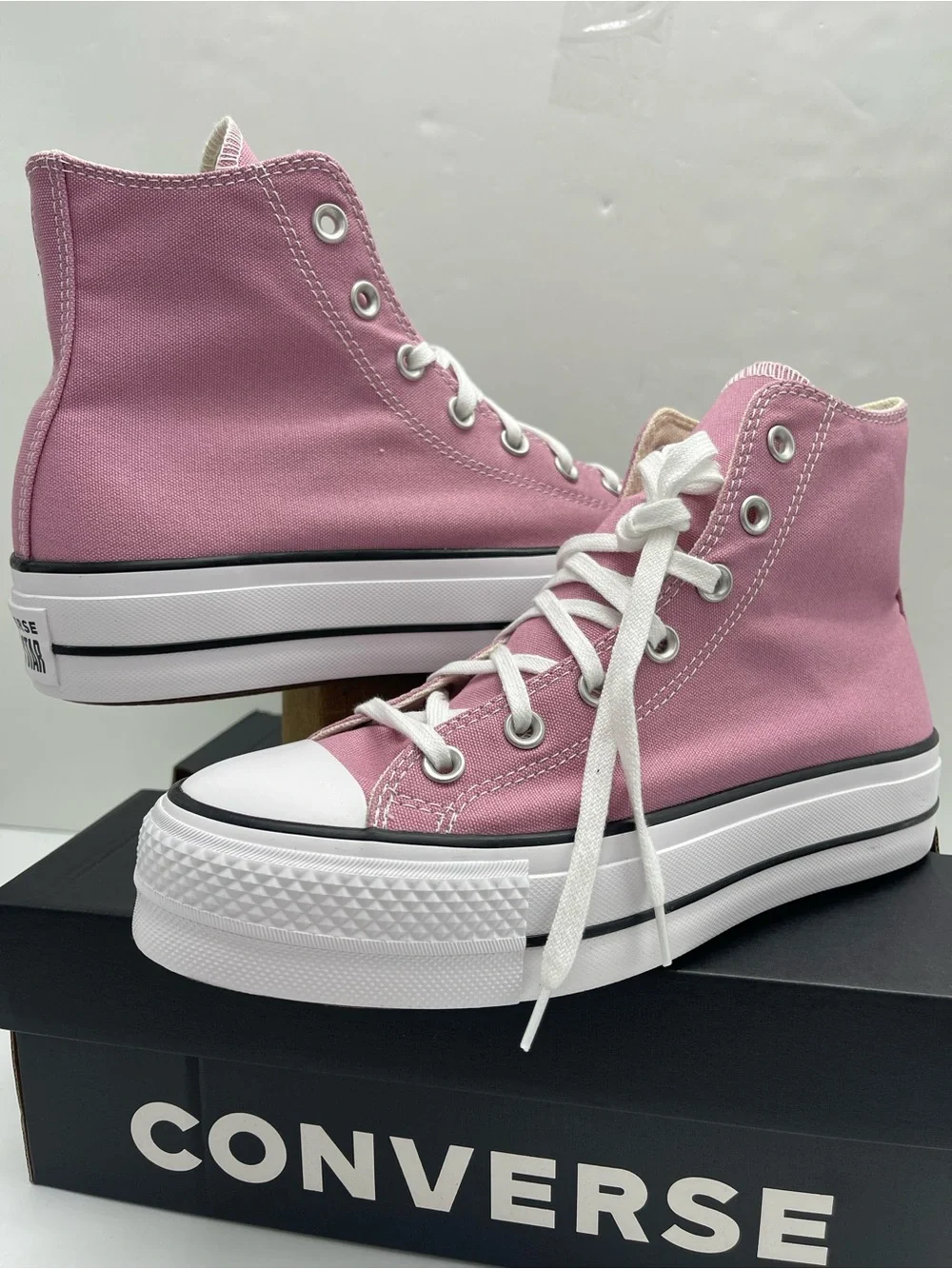 Converse A12954F CAS LIFT HI CLIFFSIDE ROSE/WHITE/BLACK Platform Sneakers