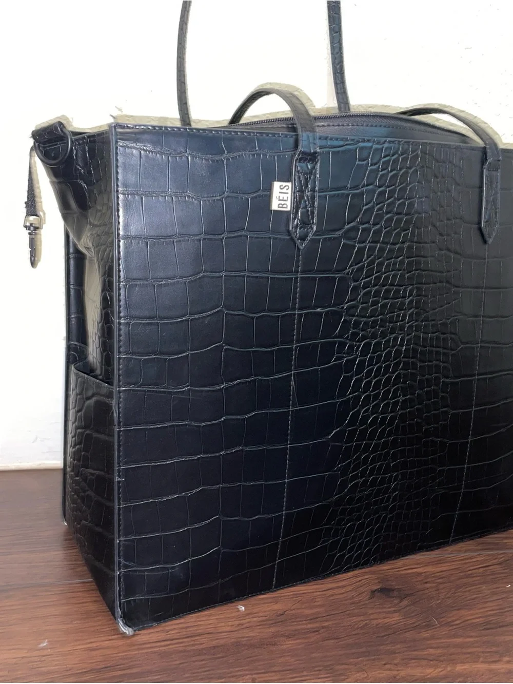 BEIS croc embossed
