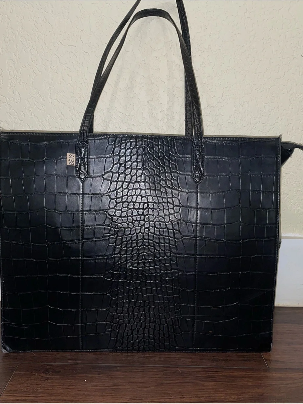 BEIS croc embossed