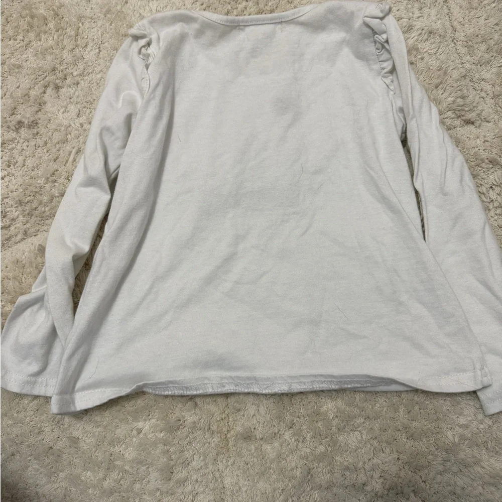 btween White Long Sleeve Graphic Tees