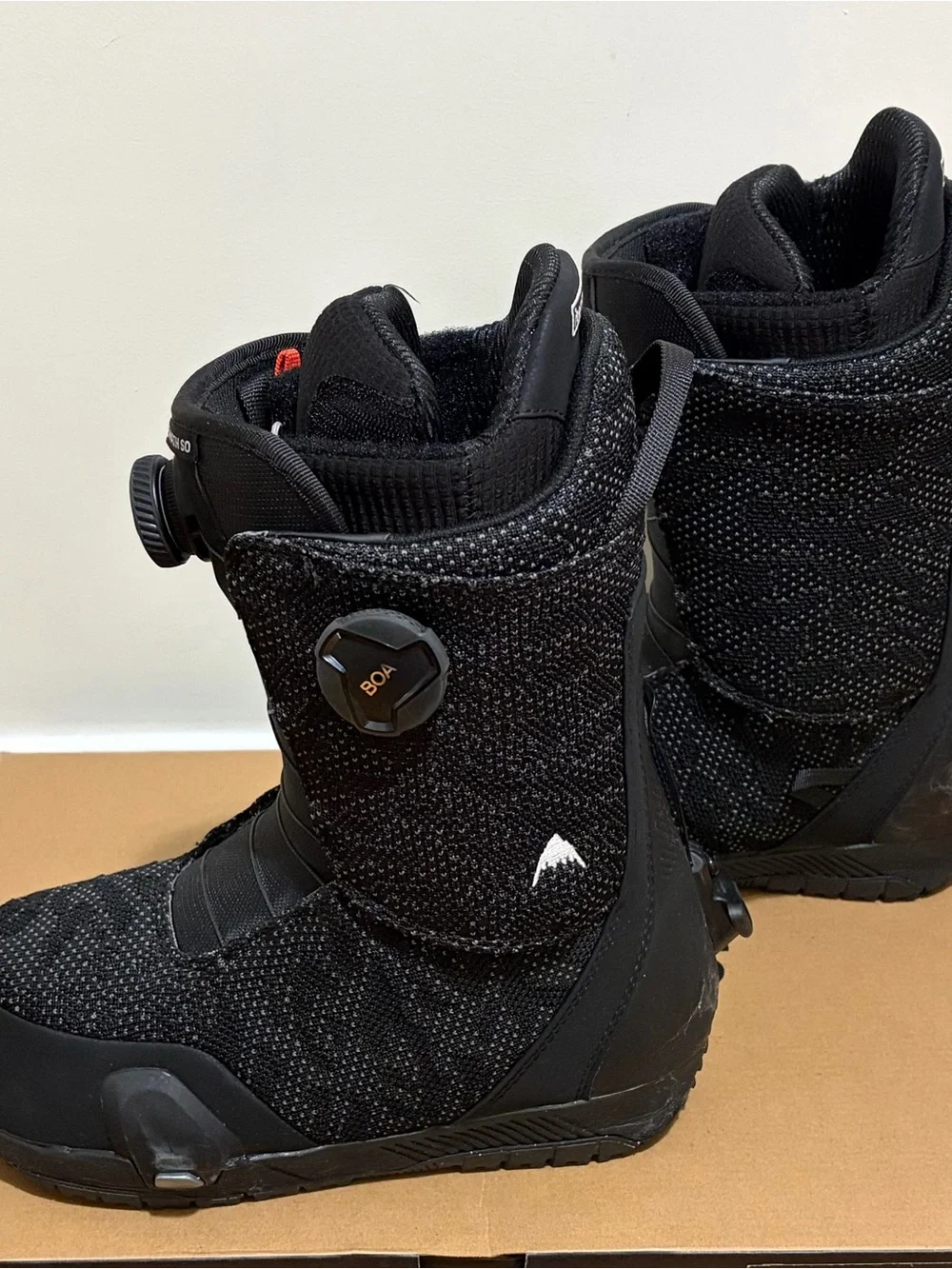 Burton Black Men's Swath Step On Snowboarding Boots