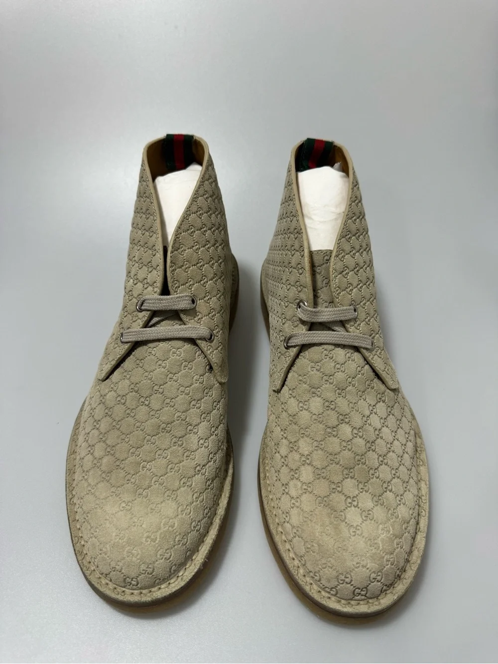 Gucci GG Suede Desert Boots Men’s 10.5 831283