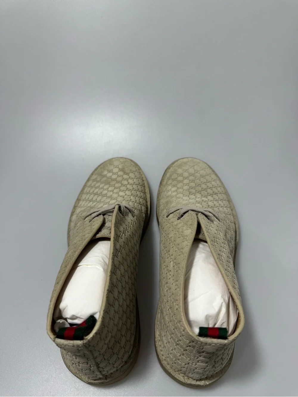 Gucci GG Suede Desert Boots Men’s 10.5 831283