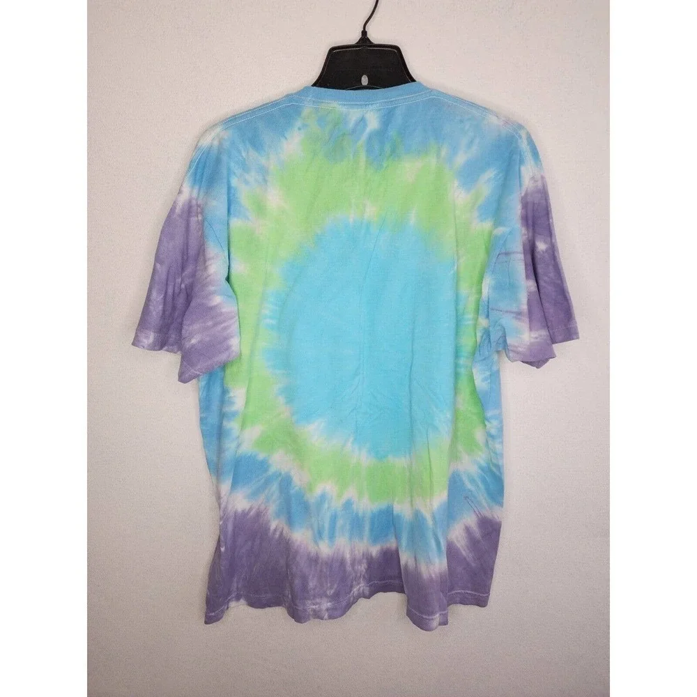 Pink Floyd Dark Side Oil Paint Tie-Dye T-Shirt 2017 Size XL