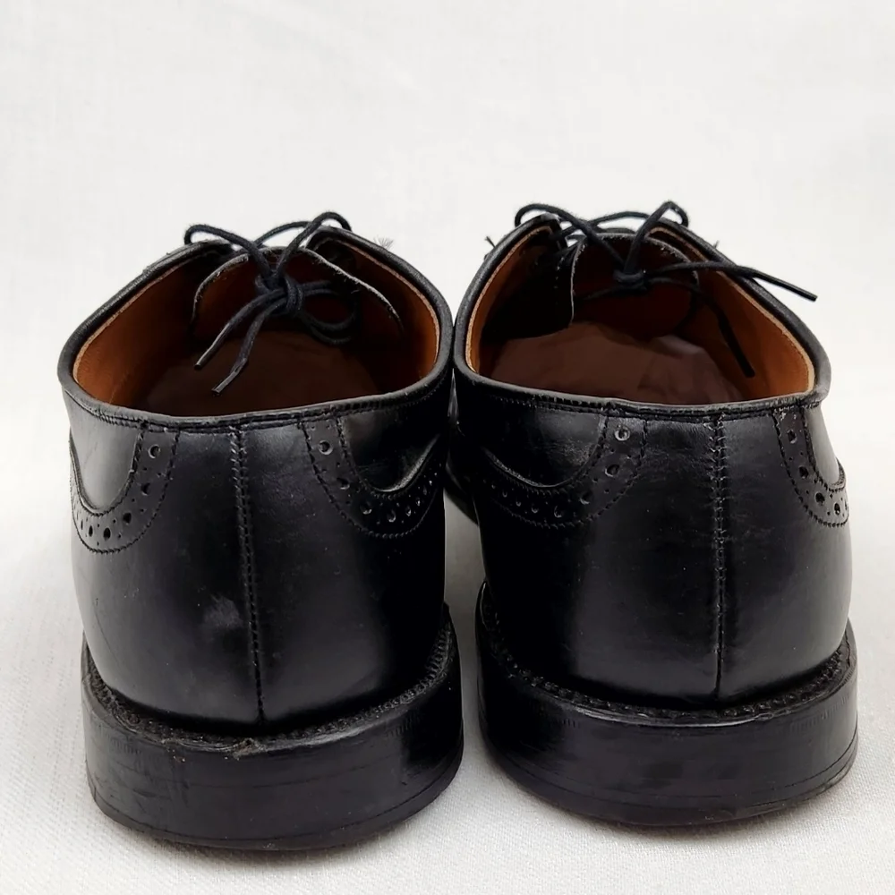Allen Edmonds Black Birmingham Oxford Leather Dress Shoes