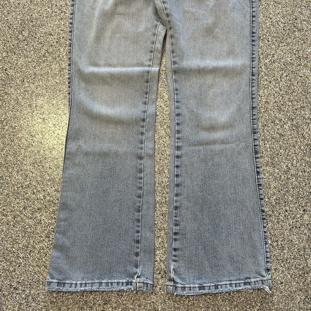 Lee Jeans Womens 12 32x31 Mid Rise Bootcut Light Wash Stretch Denim