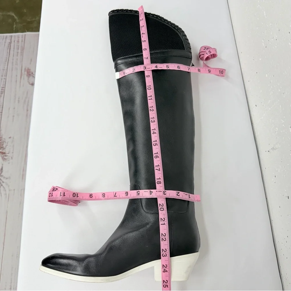 Alexander Wang Women’s size 40 Lovanni Black Leather Over The Knee Boots
