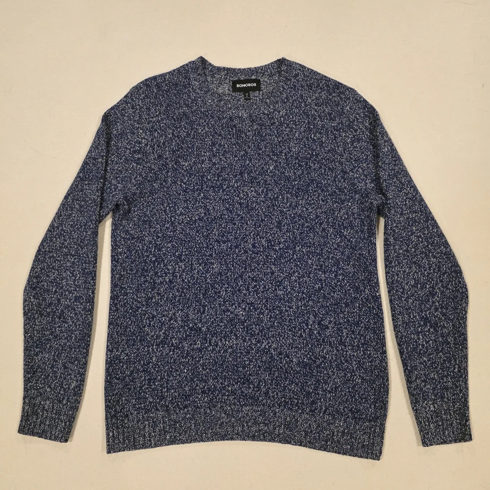 Bonobos Slim Fit Linen Blend Crewneck Sweater M