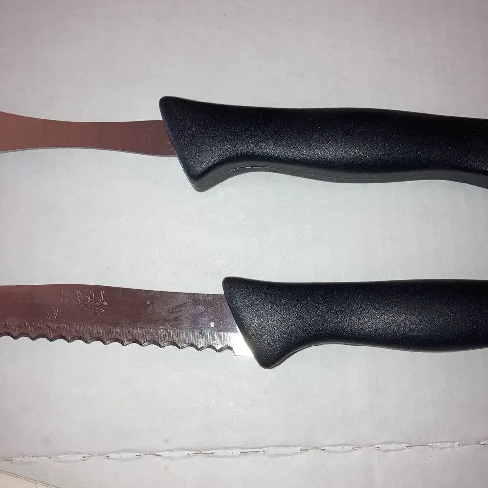 Ginsu knife carving serrated
