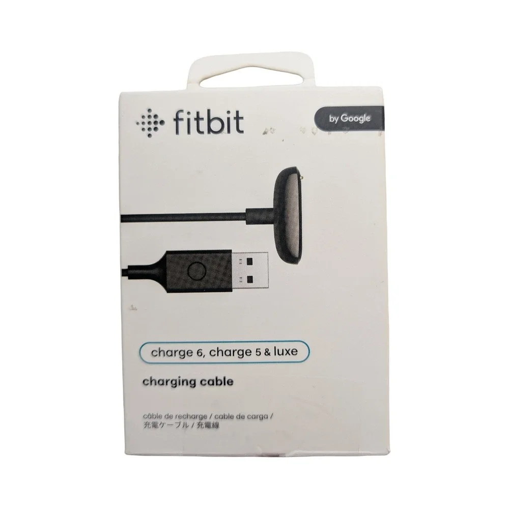 31-O Fitbit - Charge 6, Charge 5, & Luxe USB-C Fast Charging Cable - Black