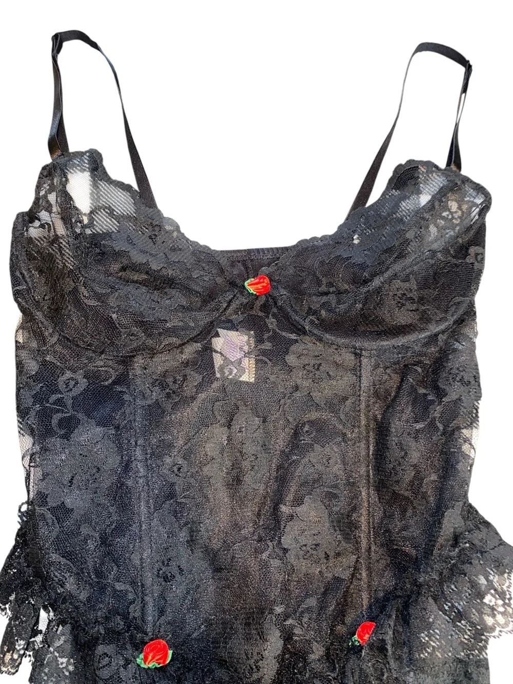 N/A black lace