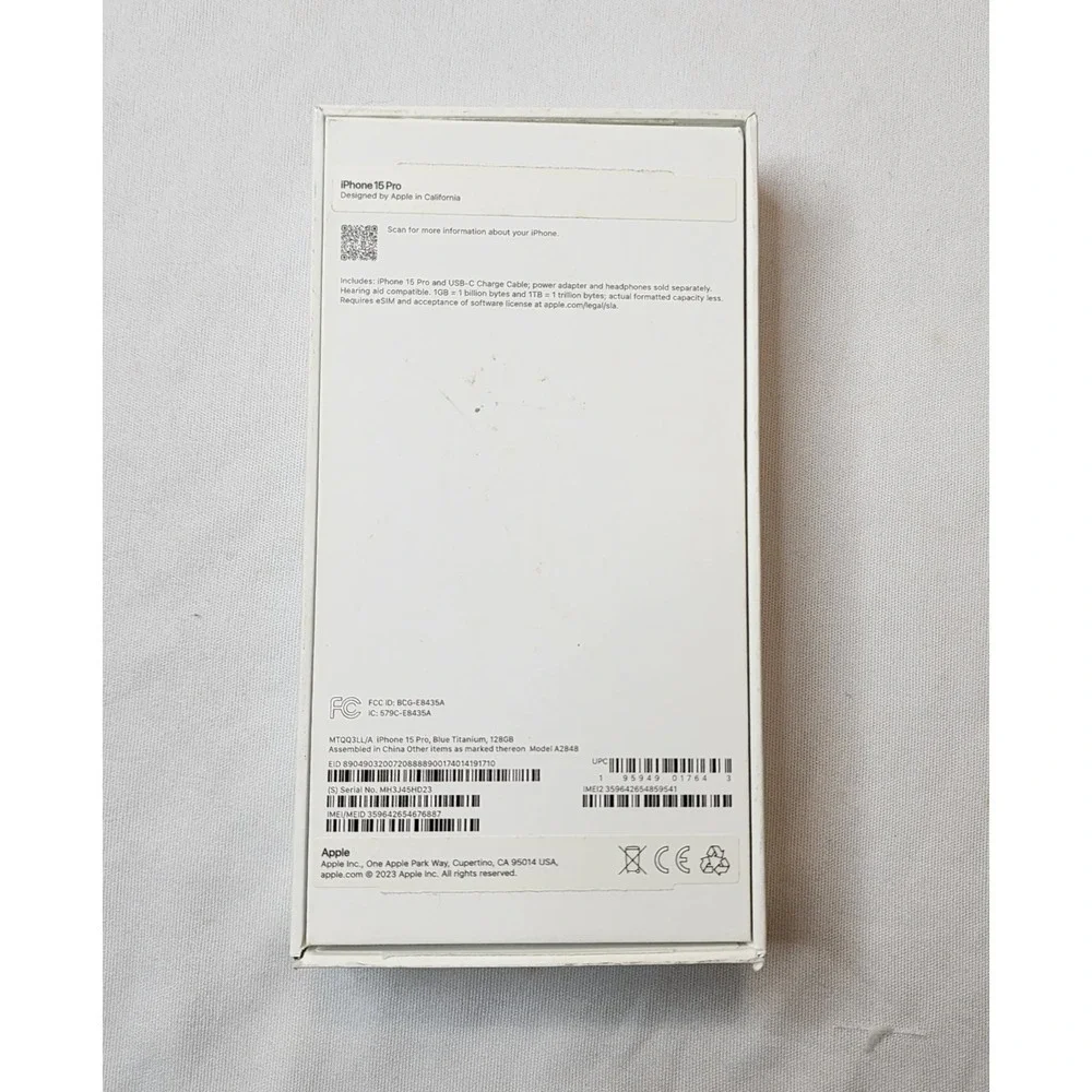 Apple product empty