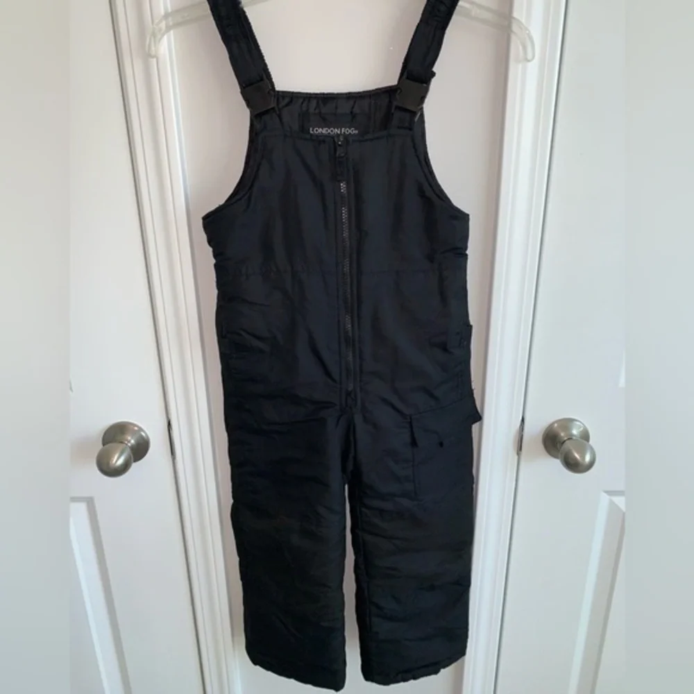 London Fog- YOUTH ski bib‎ overalls sz Med 5/6