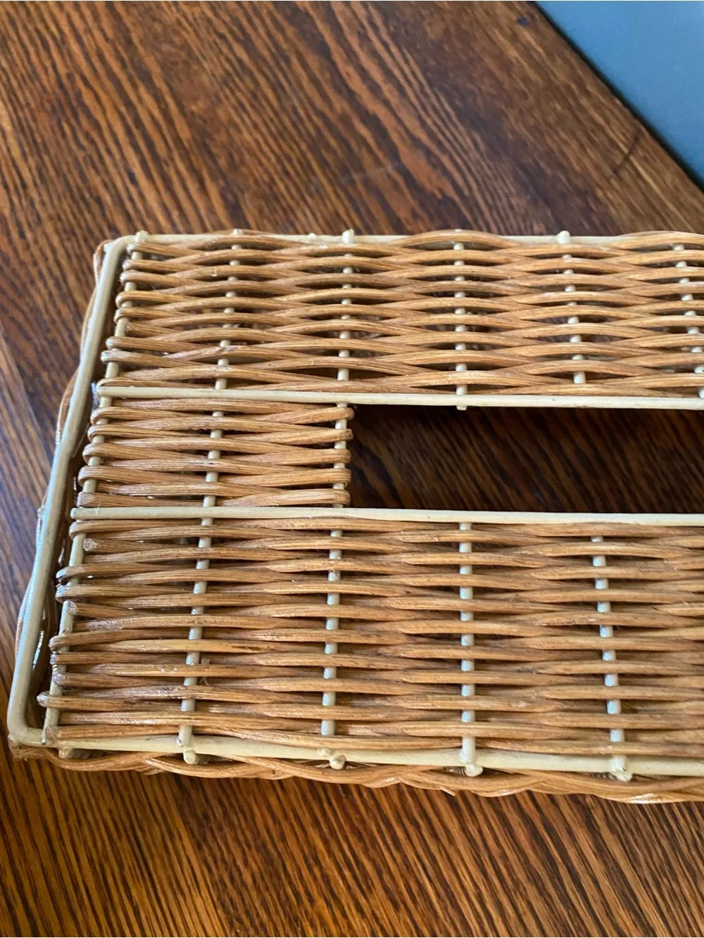 Vintage boho wicker