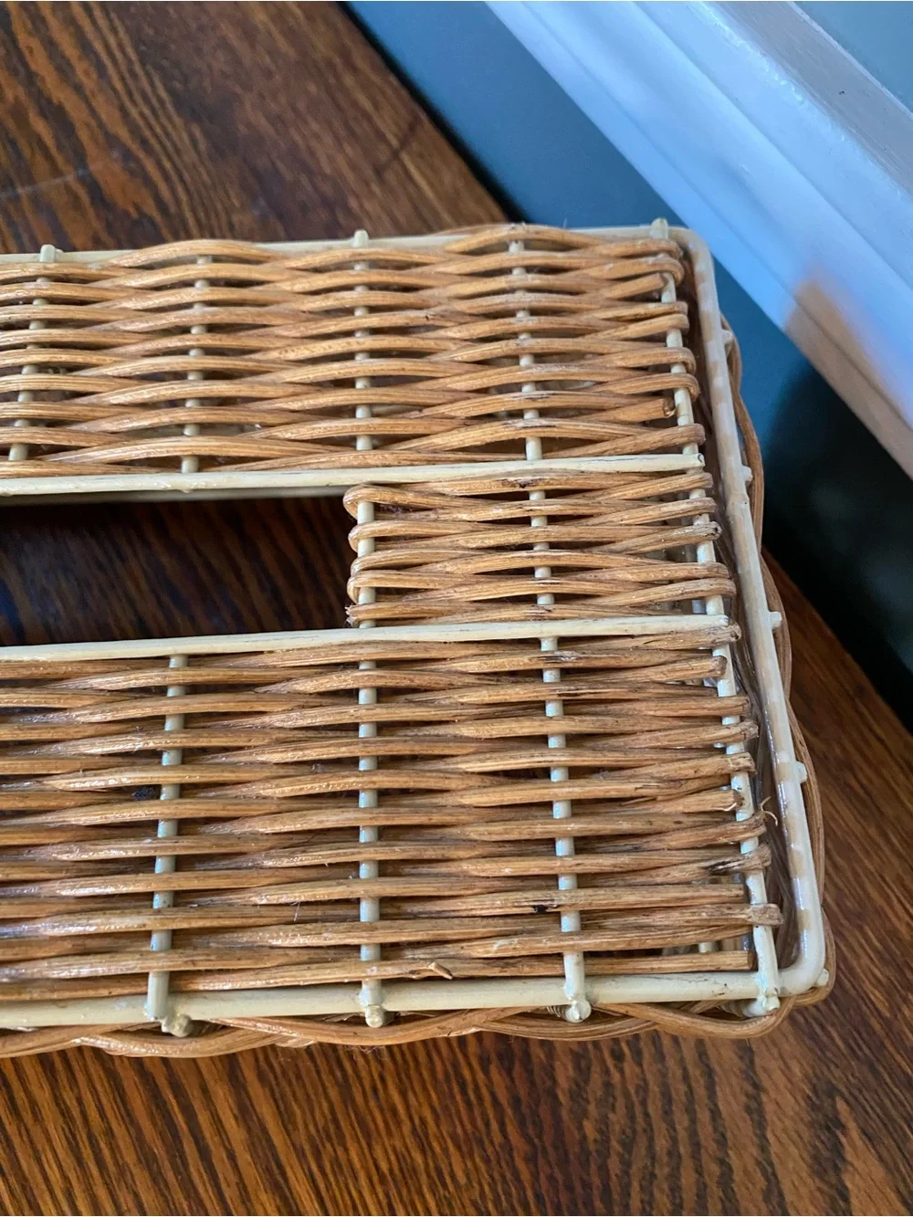 Vintage boho wicker