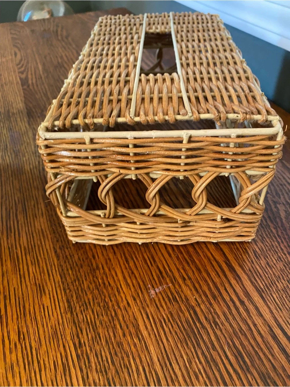 Vintage boho wicker