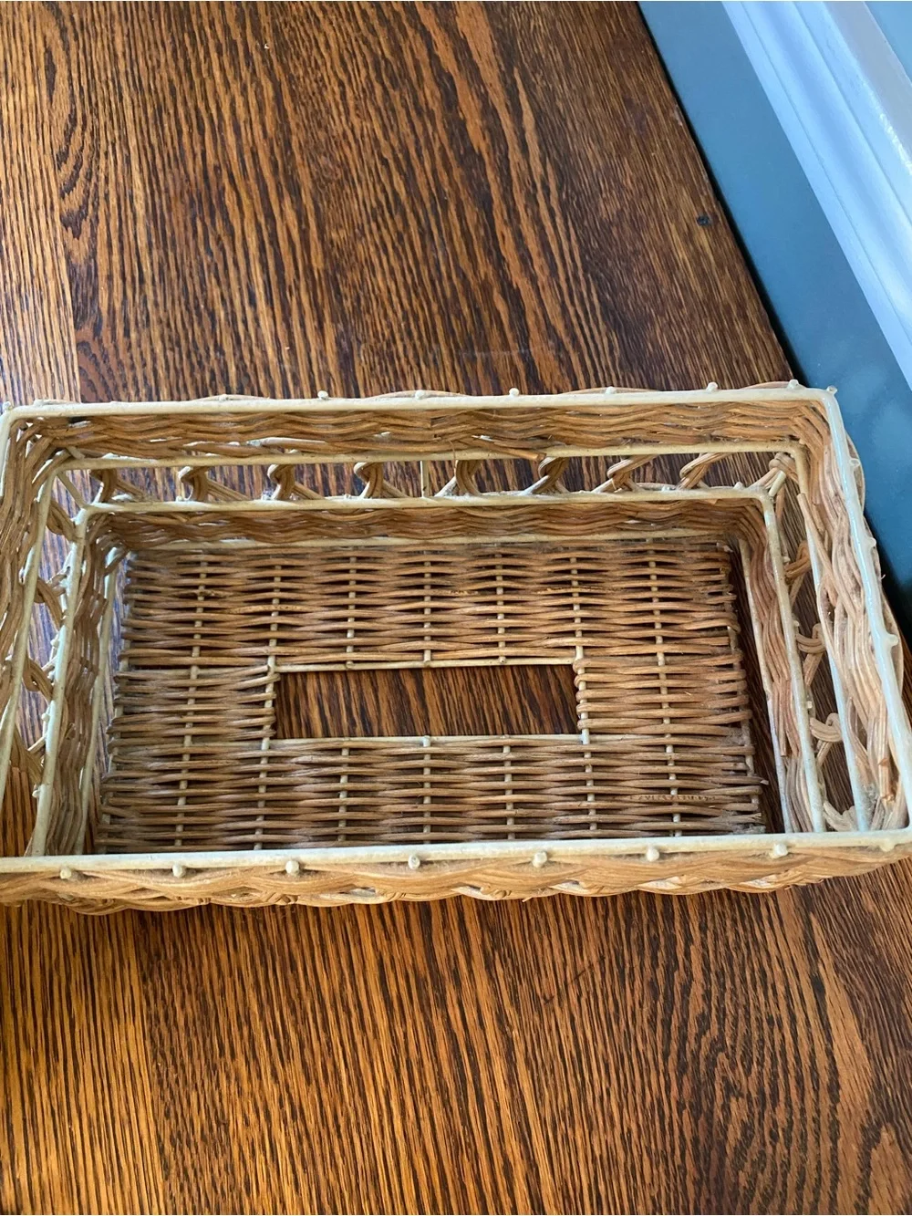 Vintage boho wicker