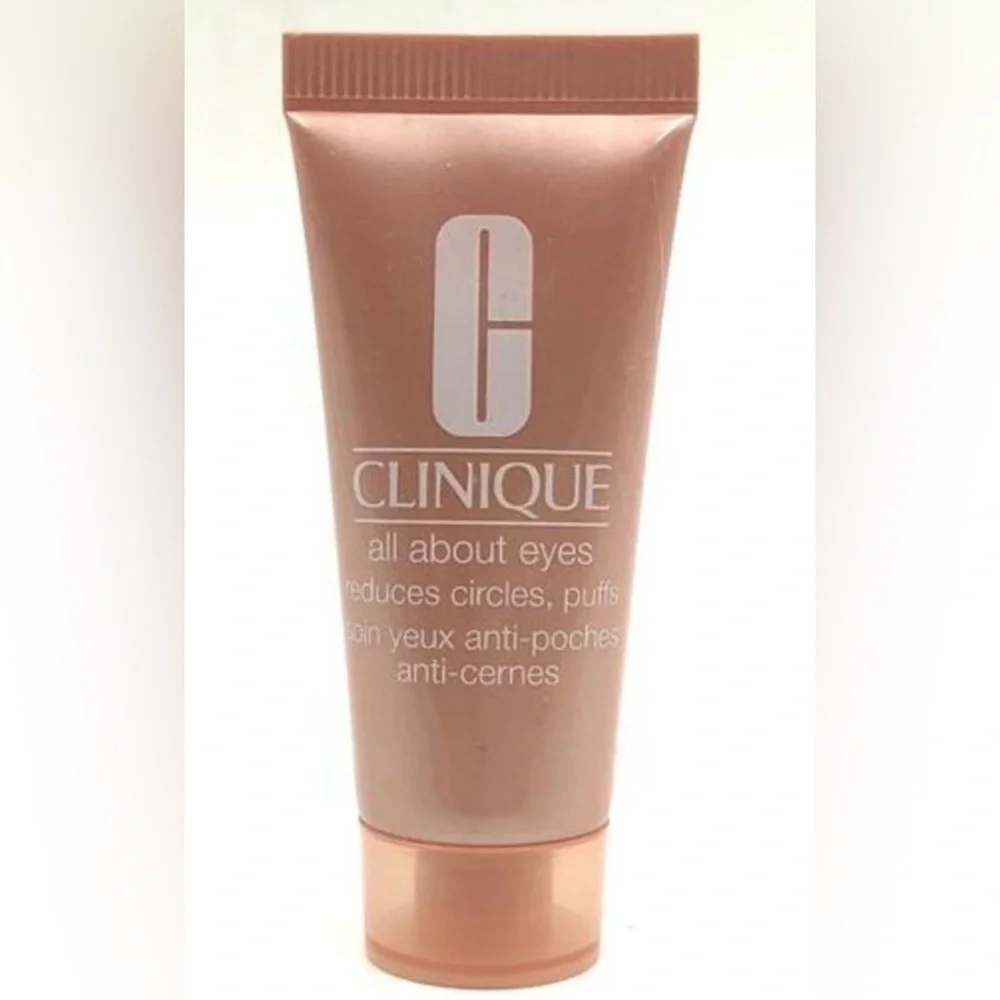 New! Clinique All About Eyes reduces circles, puffs 0.5 oz /15 ml