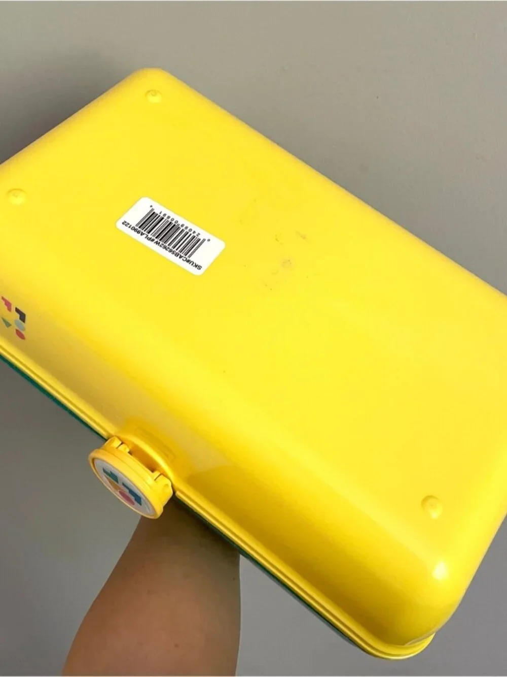 Caboodles Green / Yellow On-The-Go Girl Plastic Makeup Case - New with Tags!