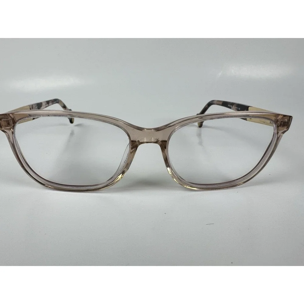 Carolina Herrera‎ Eyeglasses Frames Only VHE760K Col. 0913 140 Pink Brown Flex