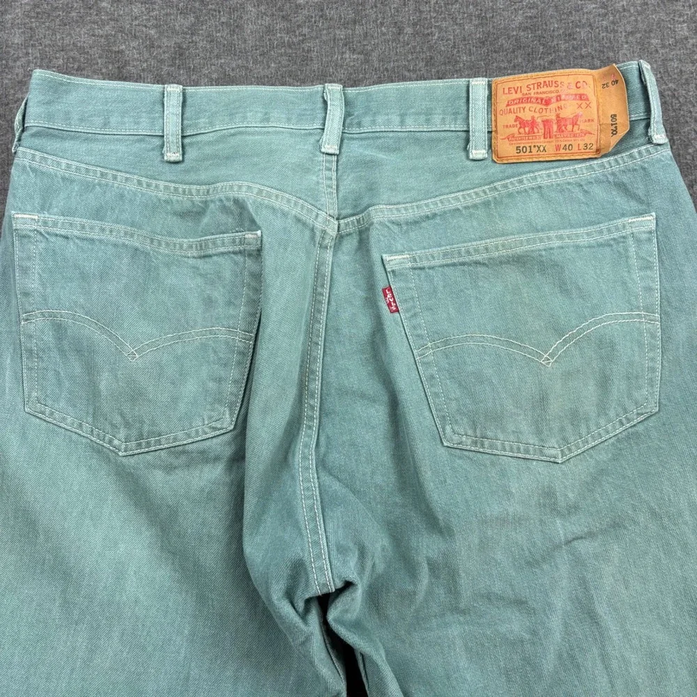 Levi's 501XX Button Fly Jeans Men 40x32 (fits 36x28)‎ Vintage Style LS&Co Rivets