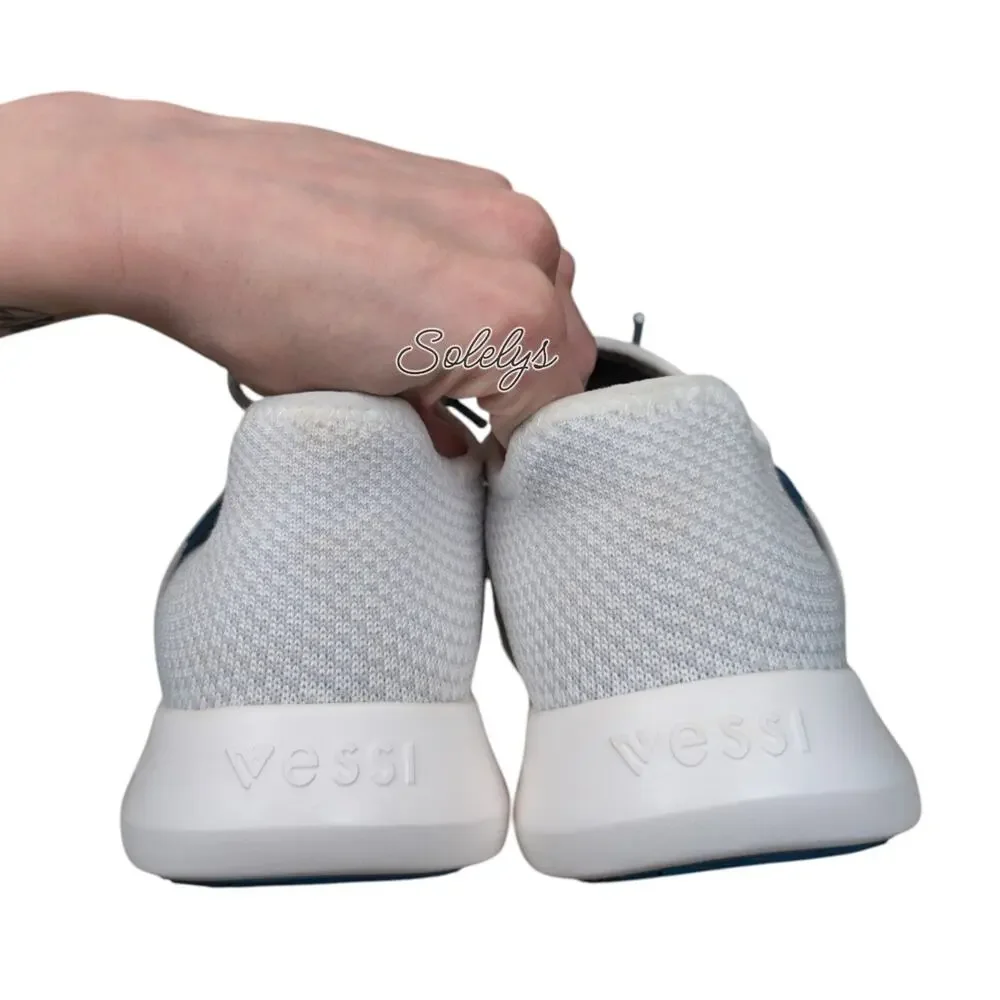 Vessi Everyday Classic Womens 8 Pearl White Vegan Waterproof Dyma-Tex Sneaker
