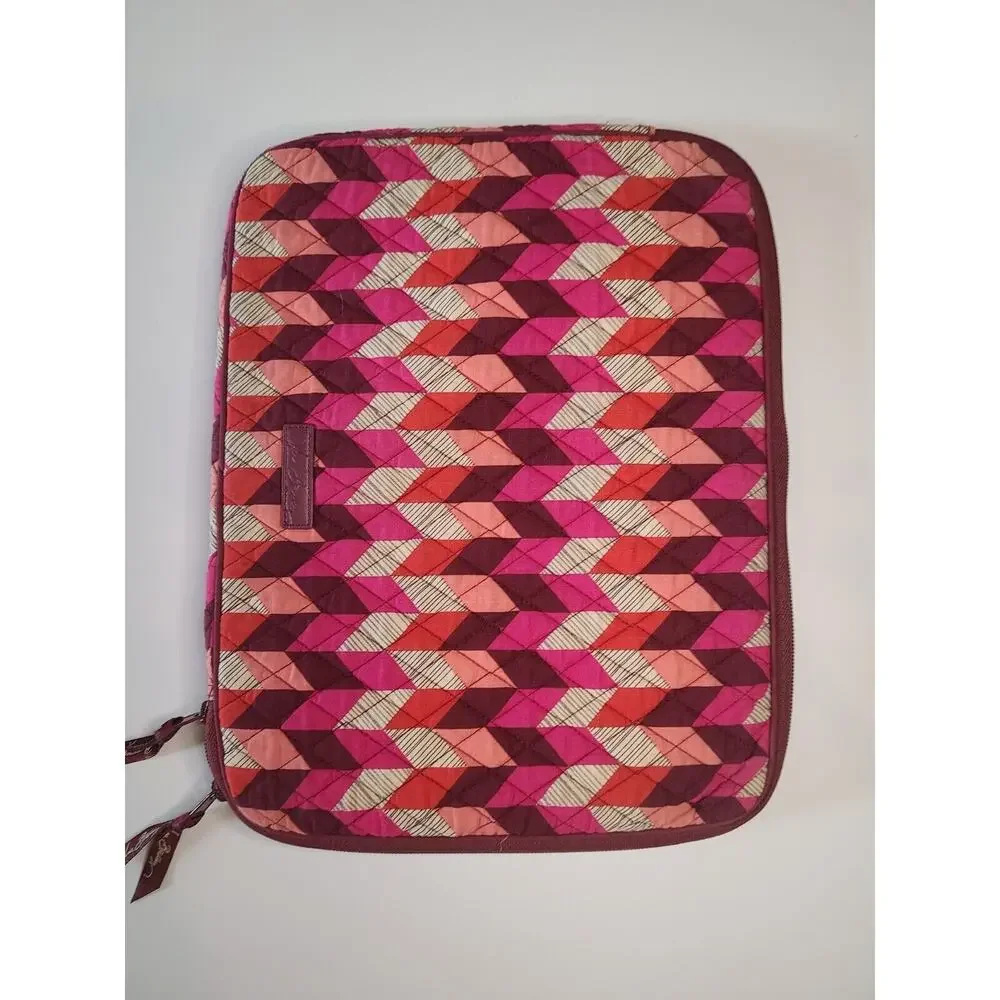 Vera Bradley Quilted BOHEMIAN CHEVRON‎ laptop COMPUTER CASE Portfolio Sleeve