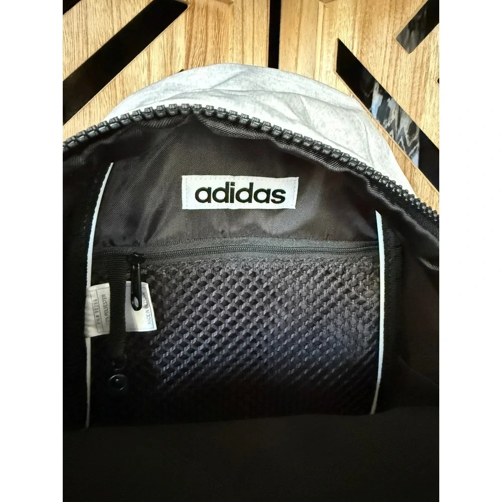 Adidas Mini Backpack Gray –‎ 11x9x4 – Adjustable Straps, Excellent Condition