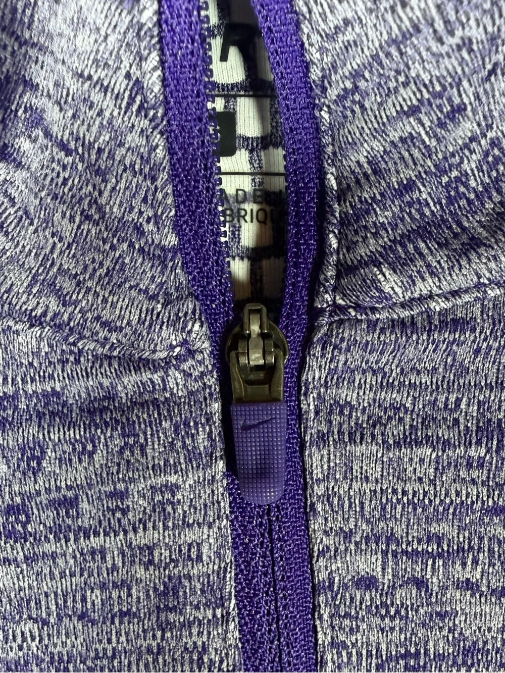 Nike Purple Heathered Quarter-Zip Pullover. Size small. Prettiest purple color.