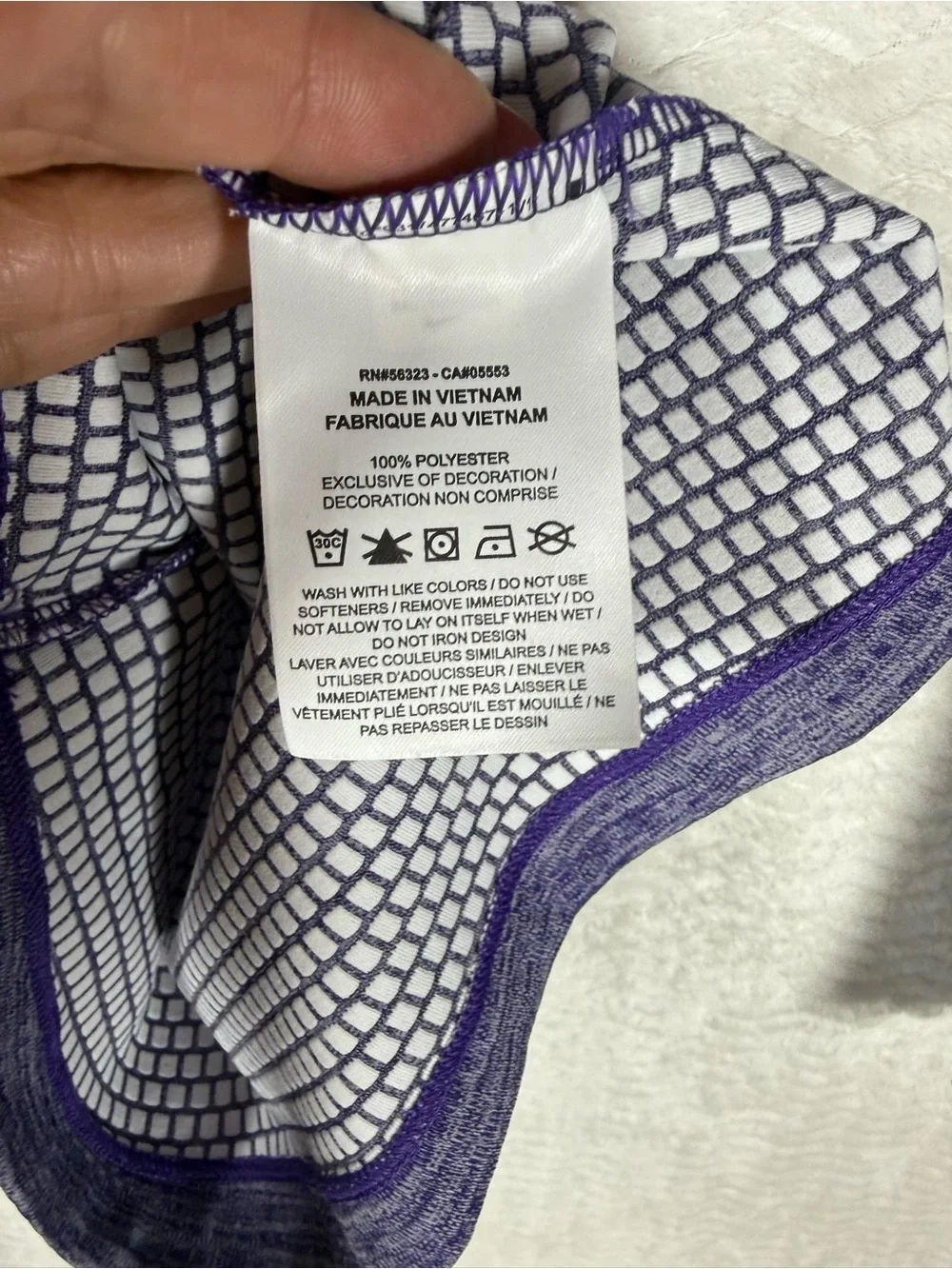 Nike Purple Heathered Quarter-Zip Pullover. Size small. Prettiest purple color.
