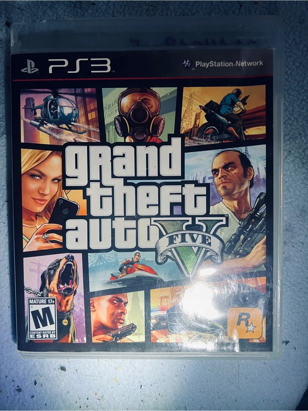 Sony PS3 Game Bundle GTA, Call of Duty Black Ops/Ghosts, Battlefield 4, and H.P
