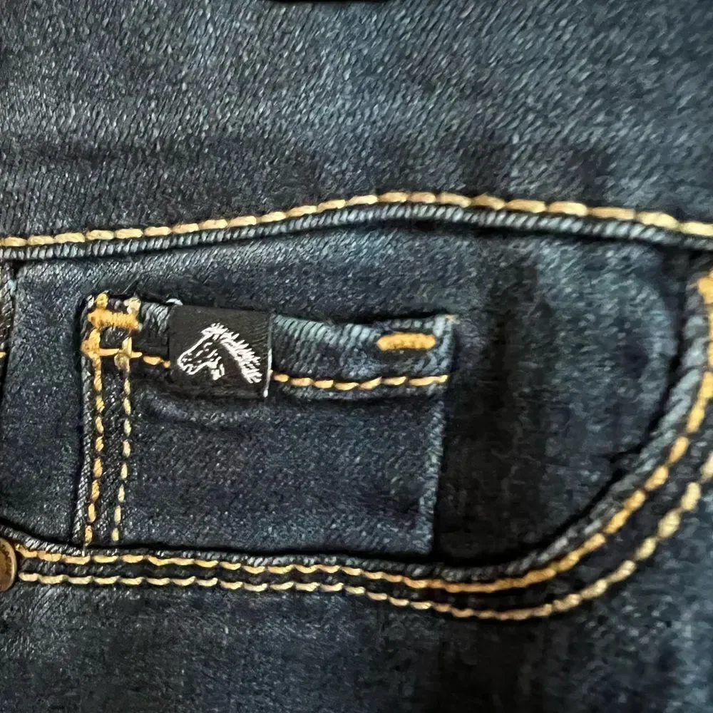 ‎Jordache girl’s dark wash super skinny jeans size 10