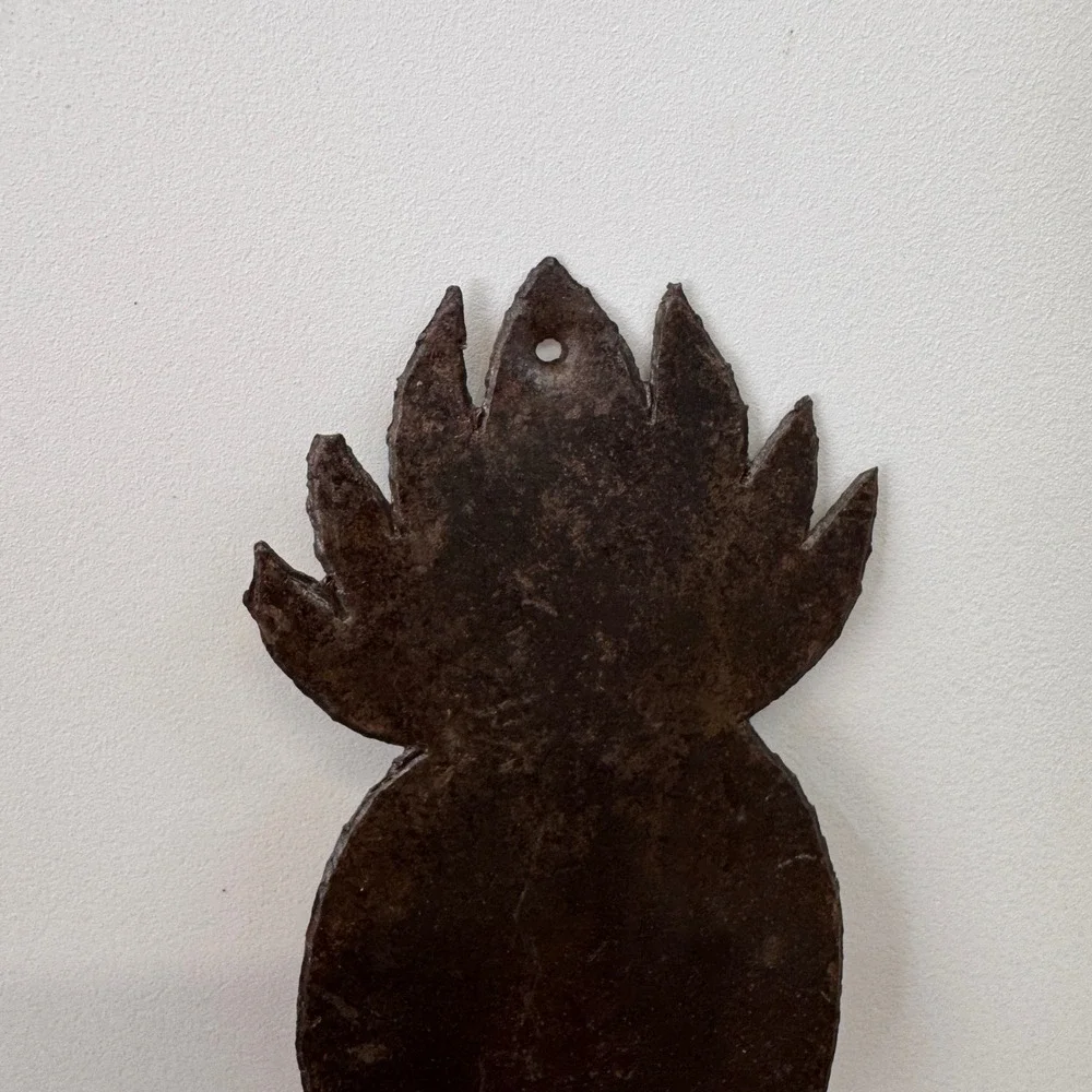 Vintage Pineapple Metal Wall‎ Hook Primitive Decor Rustic Farmhouse Style