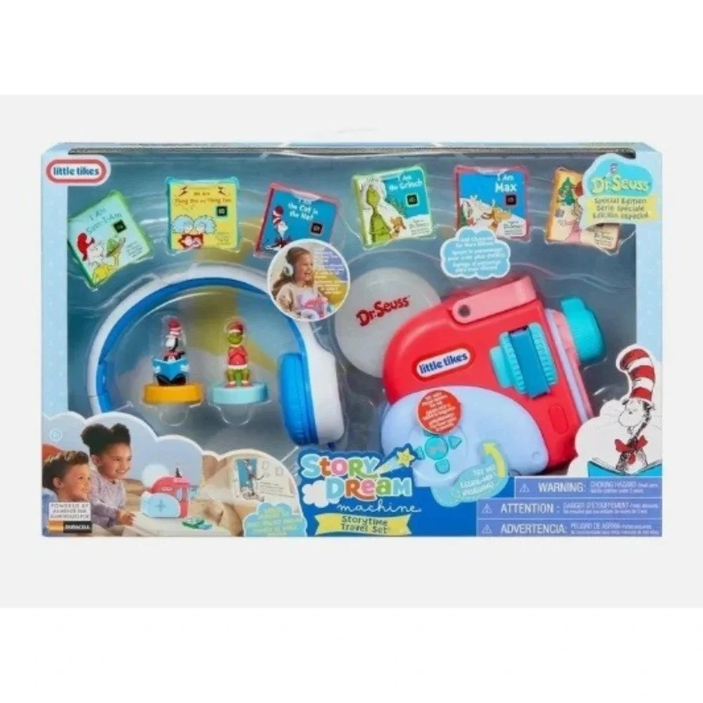 Little Tikes Dr Seuss Story Dream Machine Storytime Travel Set Bundle Limited Ed