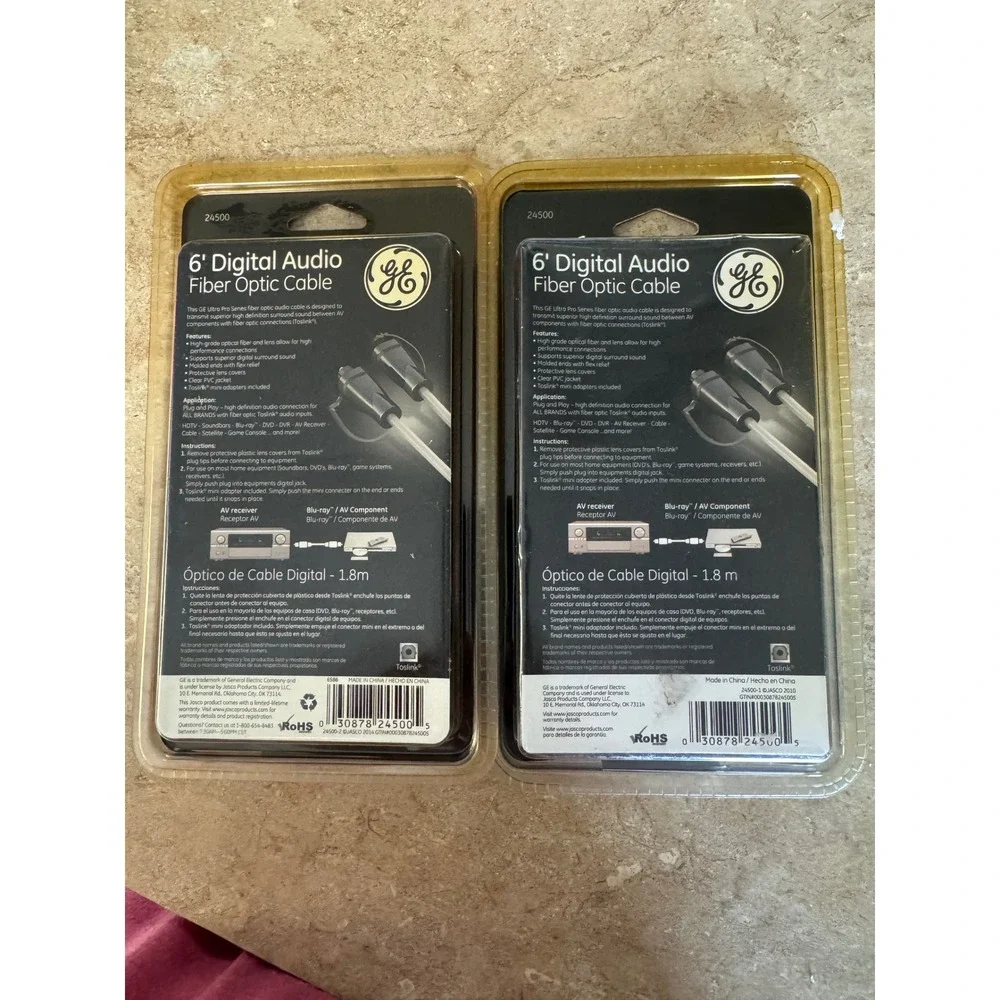 GE optic options toslink