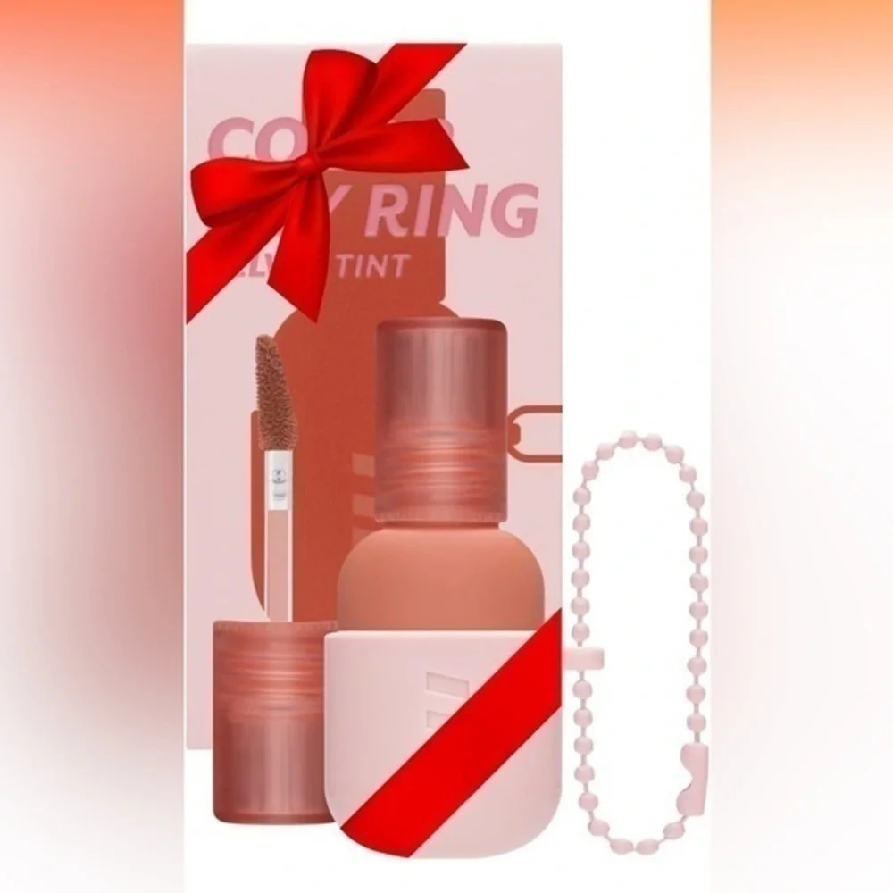I'M MEME Lip Stain - Color Key Ring Velvet Tint -, Highly-pigmented- Rosy Beige