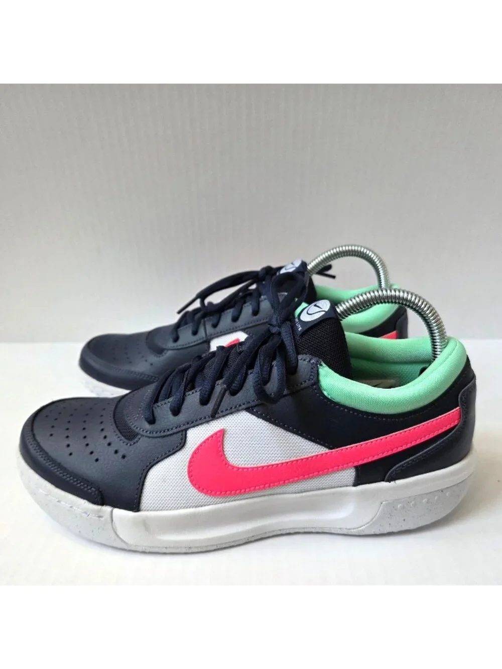 Nike Court Zoom Lite 3 Mens 8 Obsidian Hyper Pink Tennis Shoes DH0626