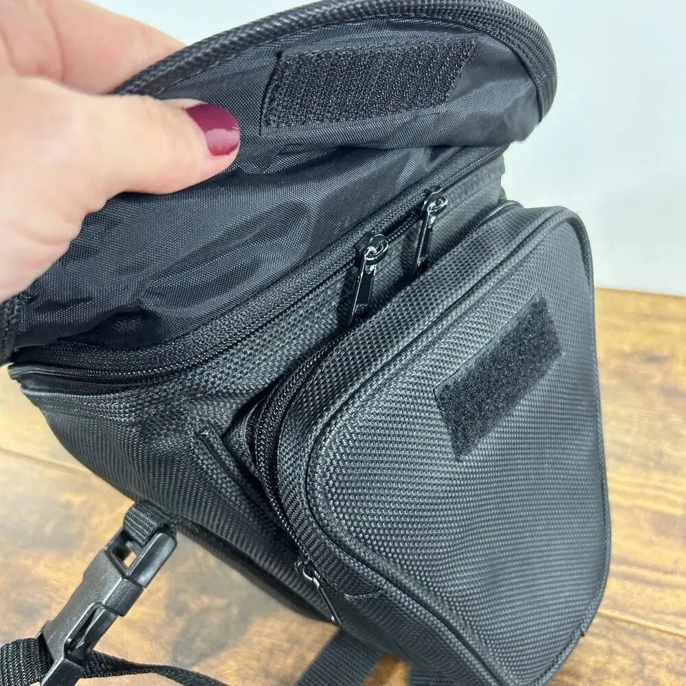 Pentax Camera Case Bag with two Zippered Compartments w/ Shoulder Strap